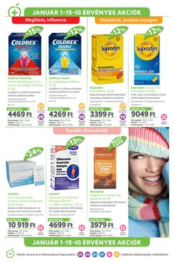 Alma Gyógyszertárak akciós újság 2026.01.01-től - 16. oldal.