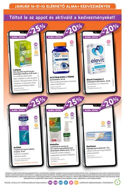 Alma Gyógyszertárak akciós újság 2026.01.01-től - 5. oldal.