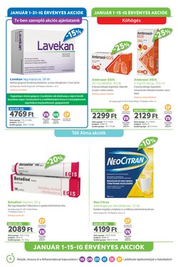 Alma Gyógyszertárak akciós újság 2026.01.01-től - 8. oldal.