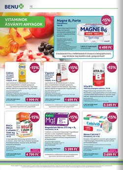 BENU Gyógyszertárak akciós újság 2026.01.01-től - 10. oldal.