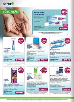 BENU Gyógyszertárak akciós újság 2026.01.01-től - 12. oldal.