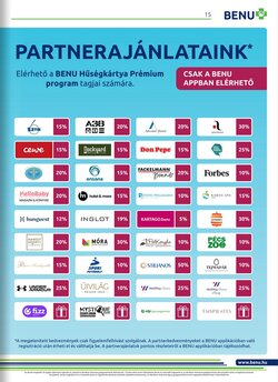 BENU Gyógyszertárak akciós újság 2026.01.01-től - 15. oldal.
