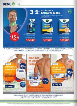 BENU Gyógyszertárak akciós újság 2026.01.01-től - 22. oldal.
