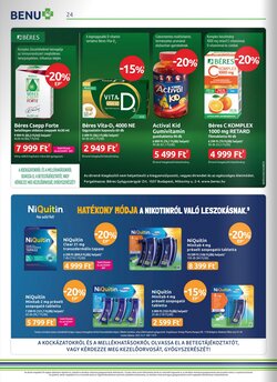 BENU Gyógyszertárak akciós újság 2026.01.01-től - 24. oldal.