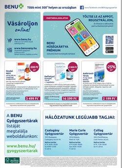 BENU Gyógyszertárak akciós újság 2026.01.01-től - 28. oldal.