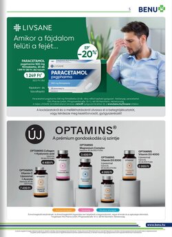 BENU Gyógyszertárak akciós újság 2026.01.01-től - 5. oldal.