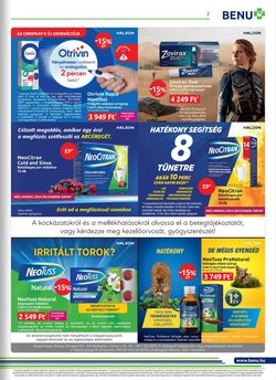 BENU Gyógyszertárak akciós újság 2026.01.01-től - 7. oldal.