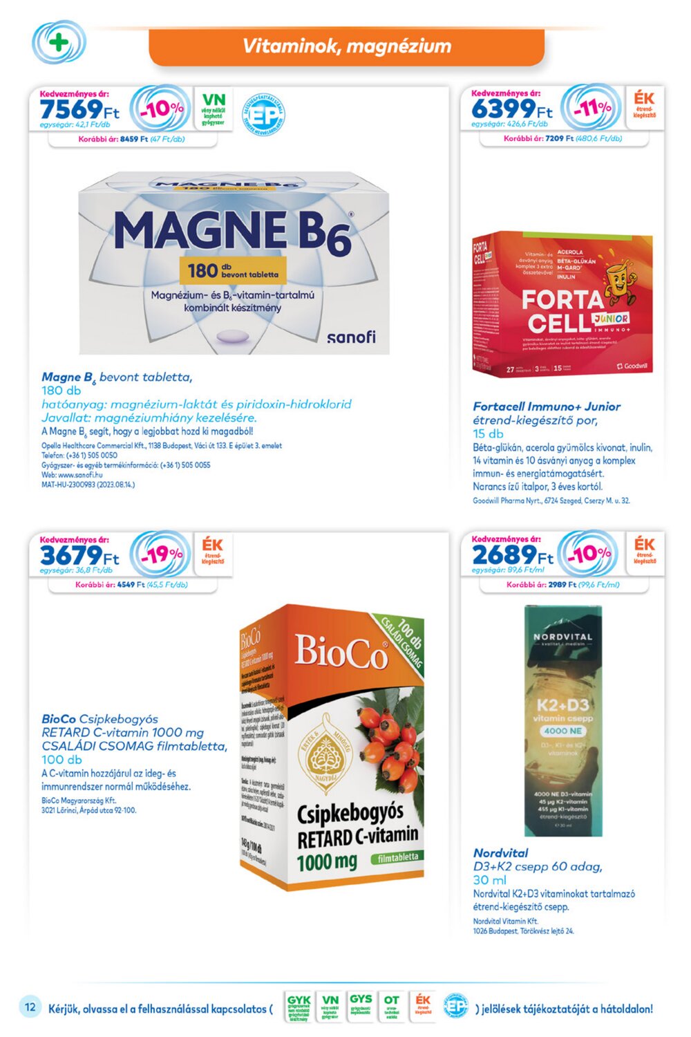 Gyöngy Patikák akciós újság 2026.01.01-től - 12. oldal.