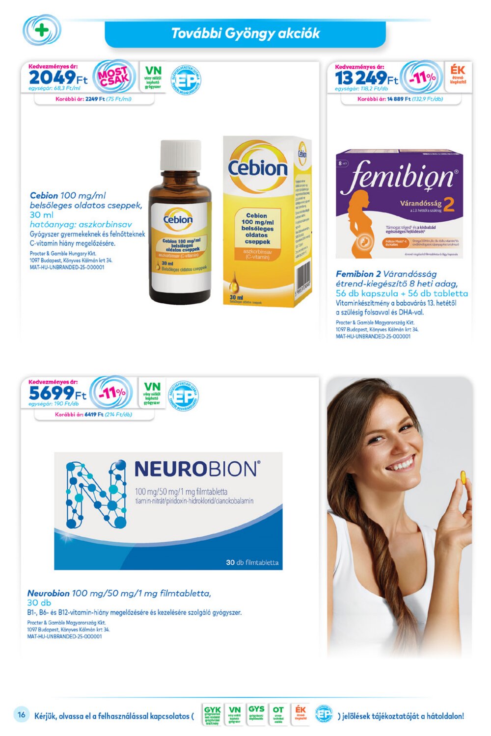 Gyöngy Patikák akciós újság 2026.01.01-től - 16. oldal.