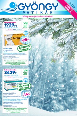 Gyöngy Patikák akciós újság 2026.01.01-től