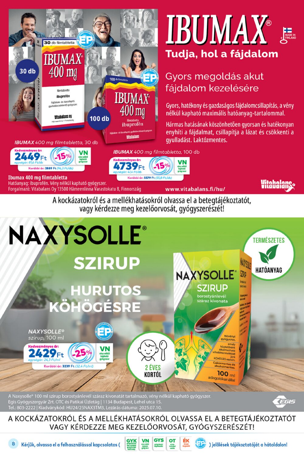 Gyöngy Patikák akciós újság 2026.01.01-től - 8. oldal.