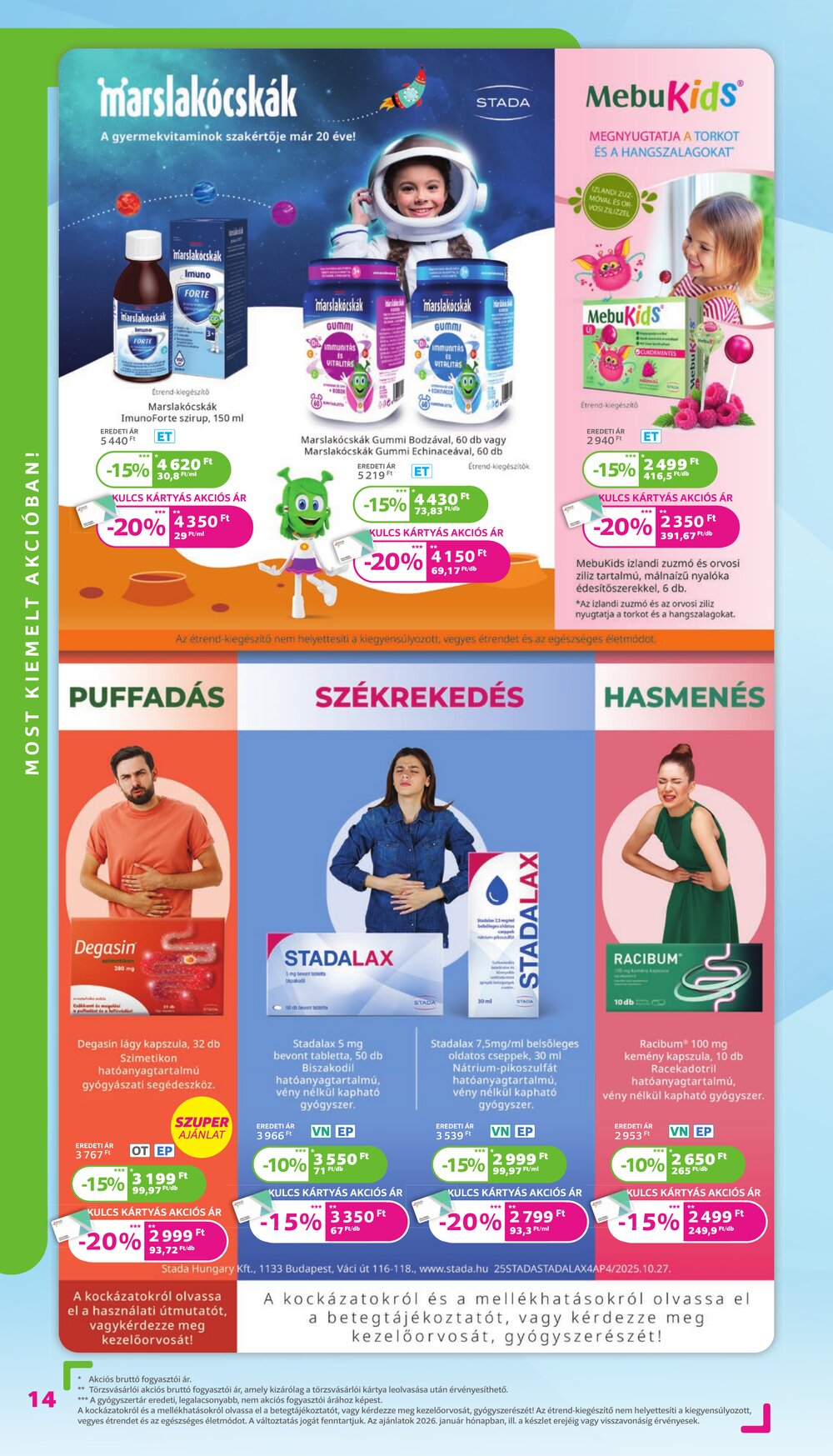 Kulcs Patika akciós újság 2026.01.01-től - 14. oldal.