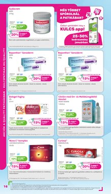 Kulcs Patika akciós újság 2026.01.01-től - 16. oldal.