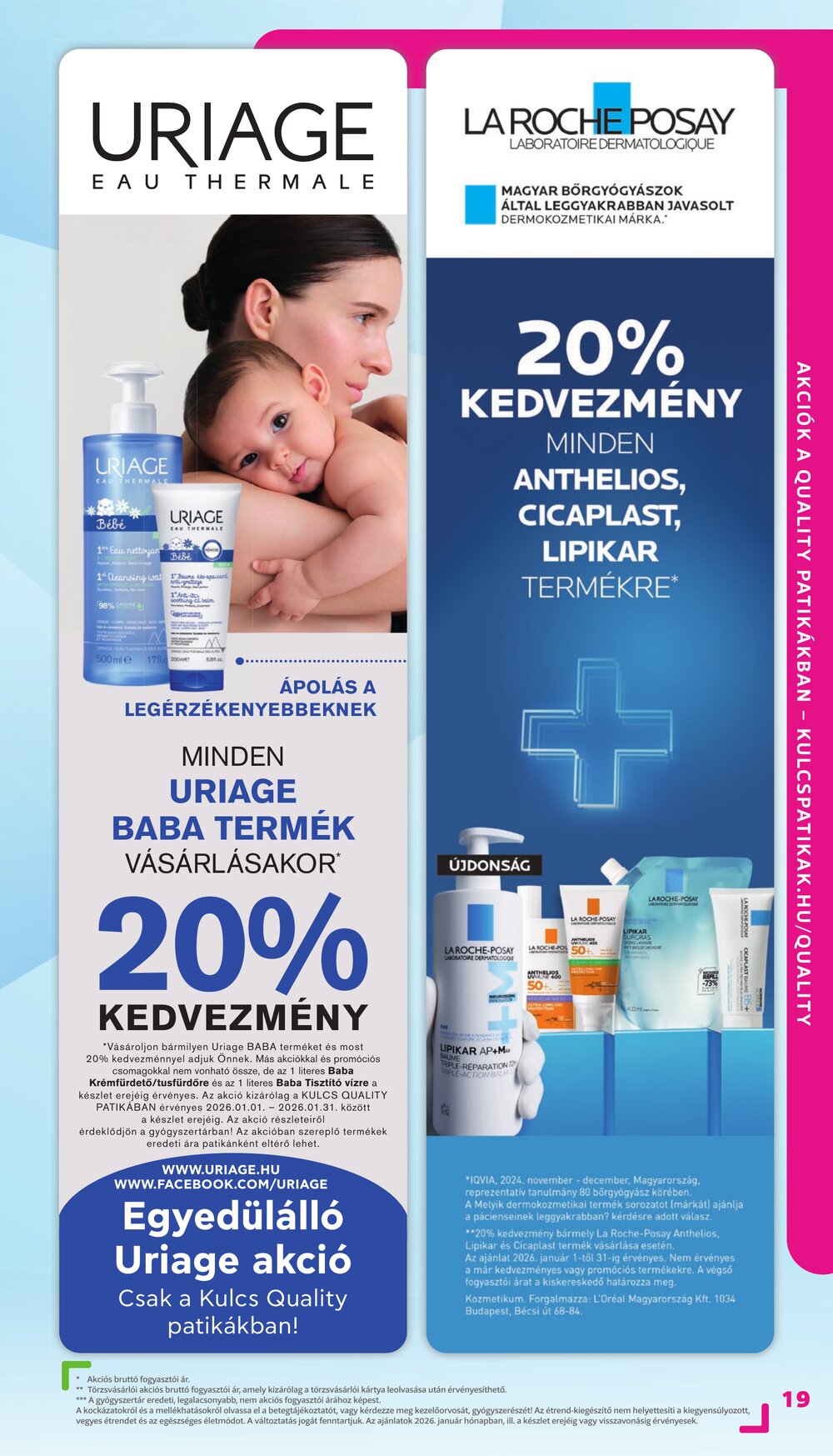 Kulcs Patika akciós újság 2026.01.01-től - 19. oldal.