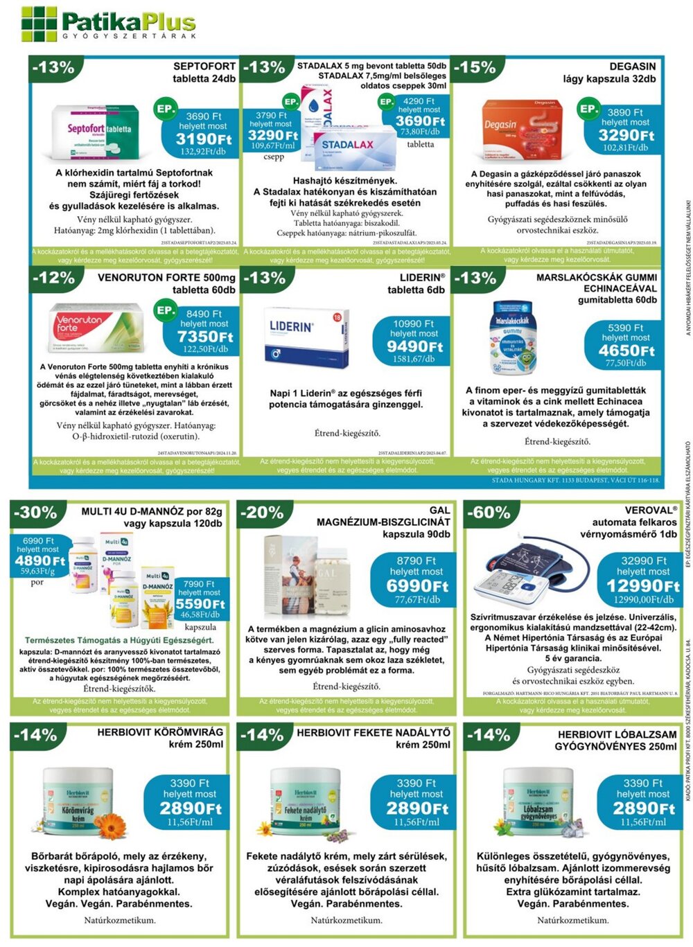 PatikaPlus akciós újság 2026.01.01-től - 6. oldal.