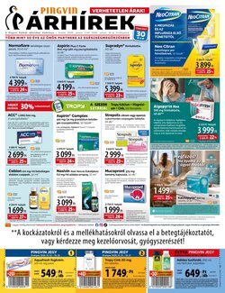 Pingvin Patika akciós újság 2026.01.01-től
