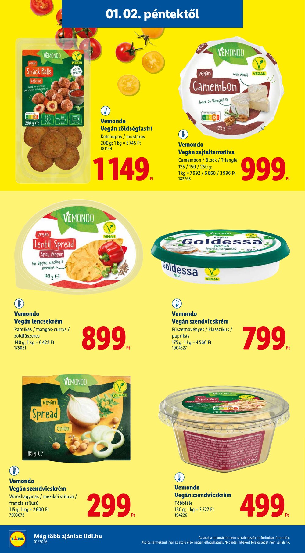 Lidl akciós újság 2026.01.02-től - 12. oldal.