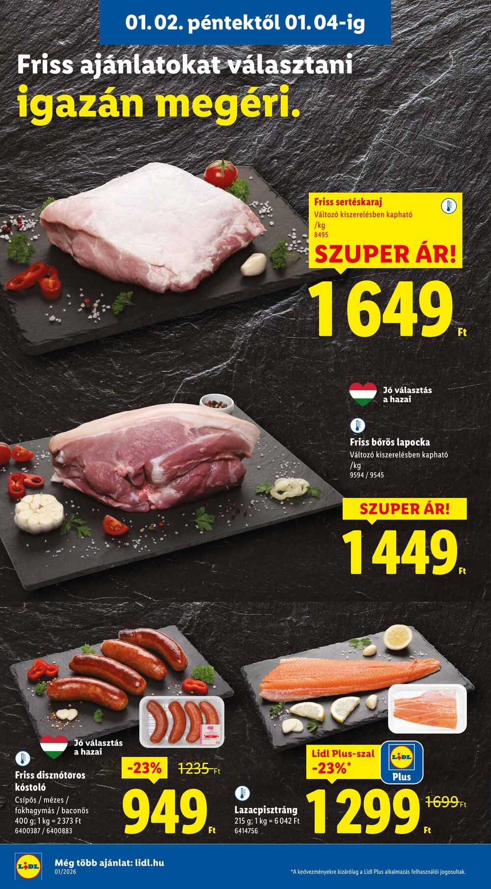 Lidl akciós újság 2026.01.02-től - 4. oldal.