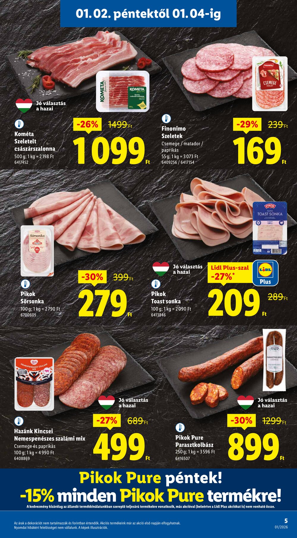 Lidl akciós újság 2026.01.02-től - 5. oldal.