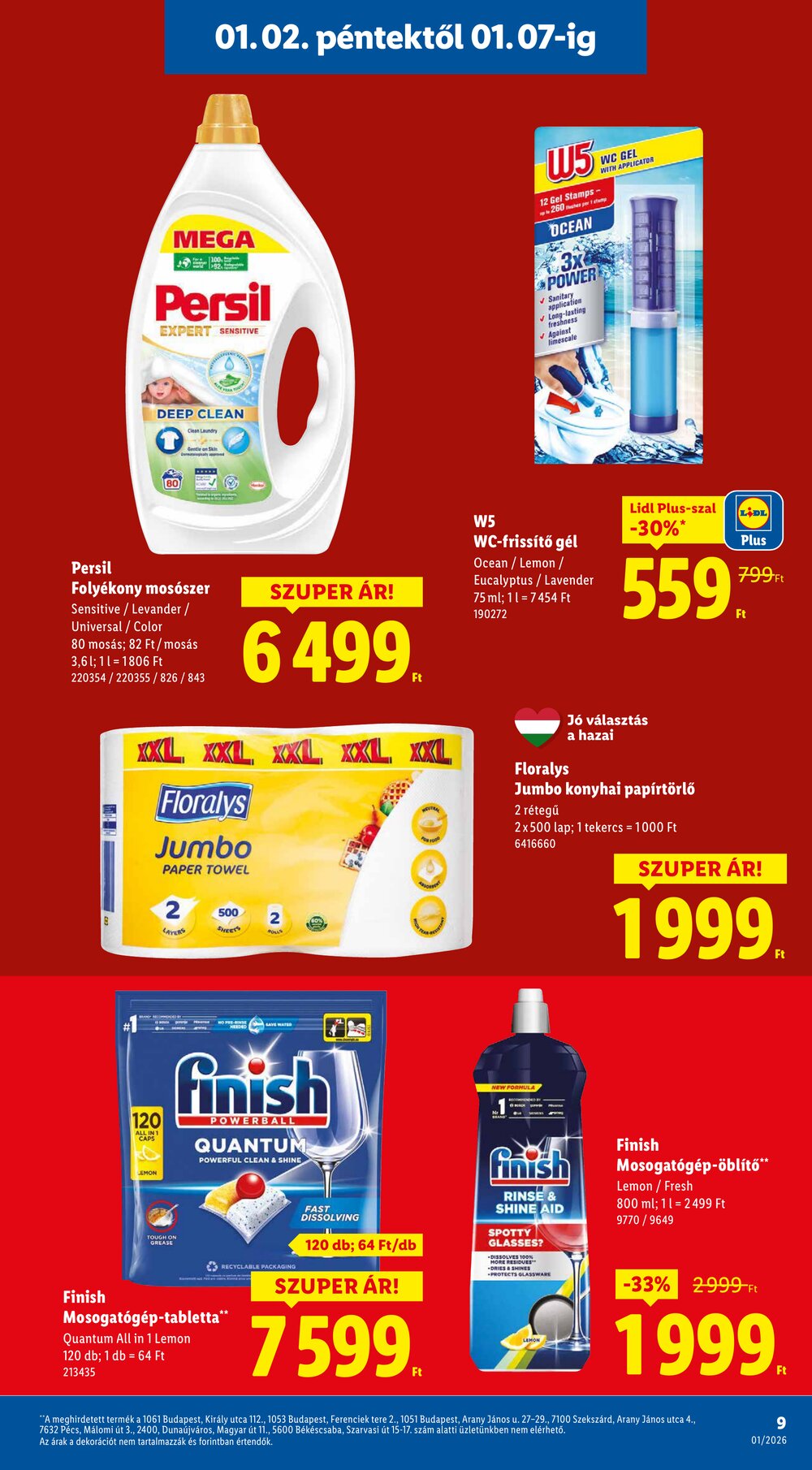 Lidl akciós újság 2026.01.02-től - 9. oldal.
