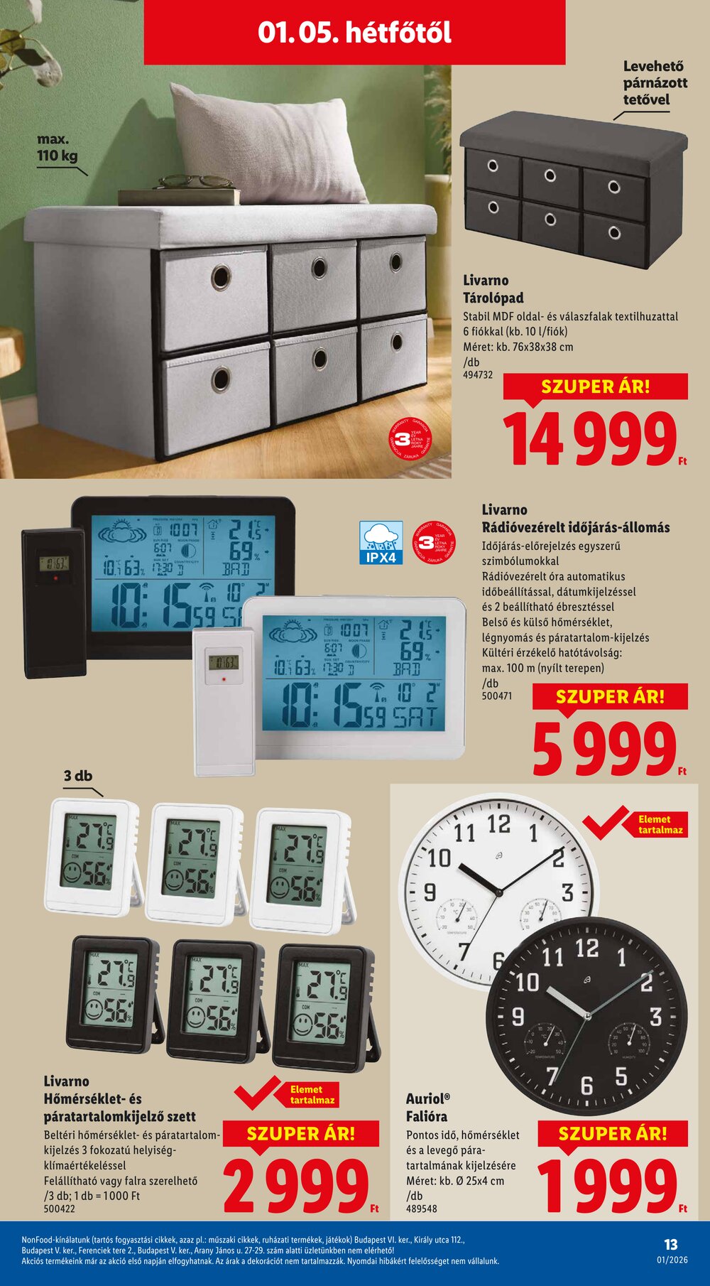 Lidl akciós újság 2026.01.02-től - 13. oldal.