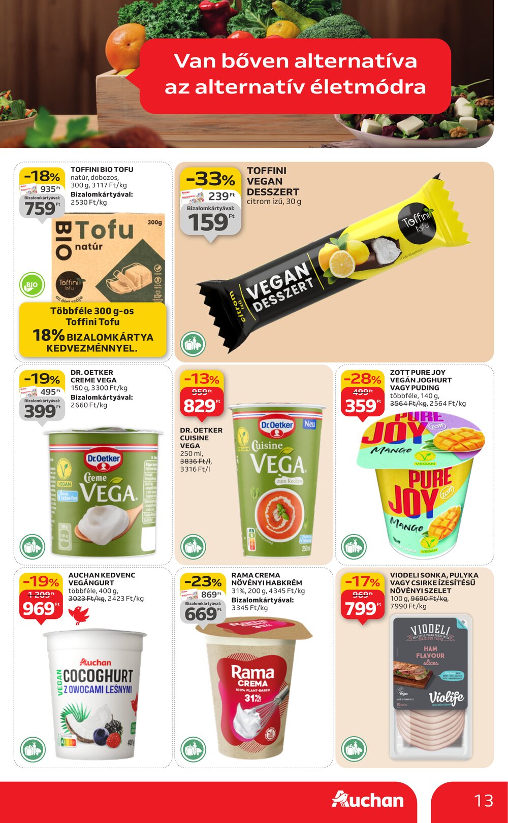 Auchan akciós újság 2026.01.02-től - 13. oldal.