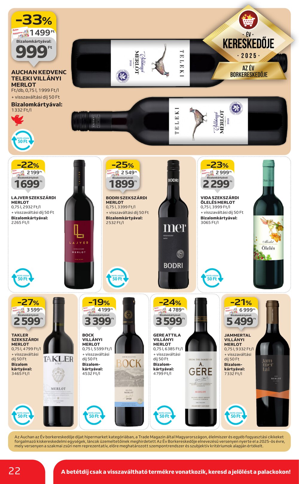 Auchan akciós újság 2026.01.02-től - 22. oldal.
