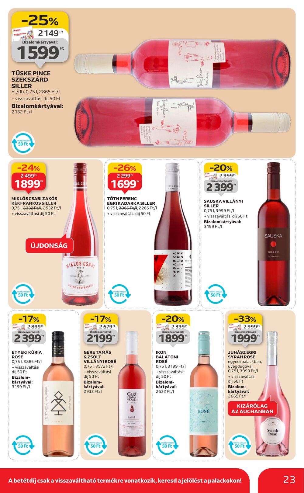 Auchan akciós újság 2026.01.02-től - 23. oldal.