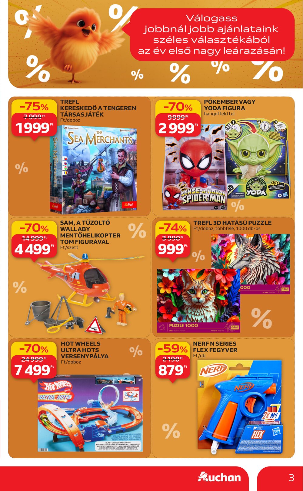 Auchan akciós újság 2026.01.02-től - 3. oldal.