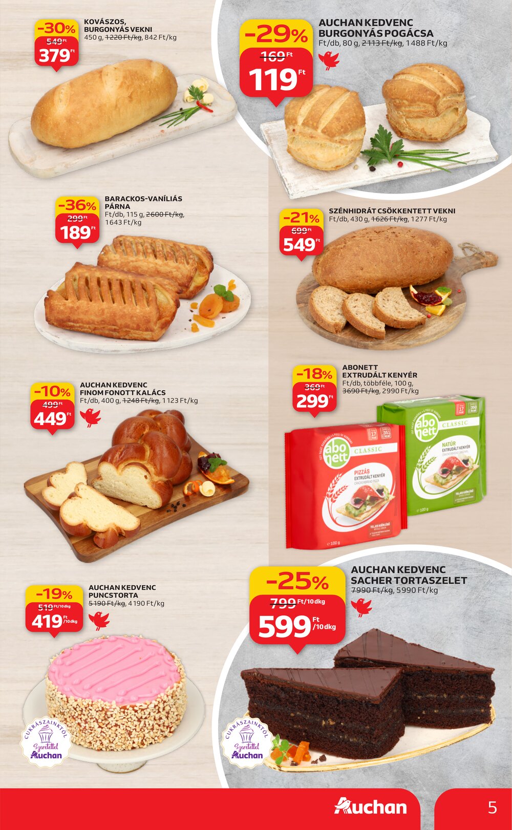 Auchan akciós újság 2026.01.02-től - 5. oldal.