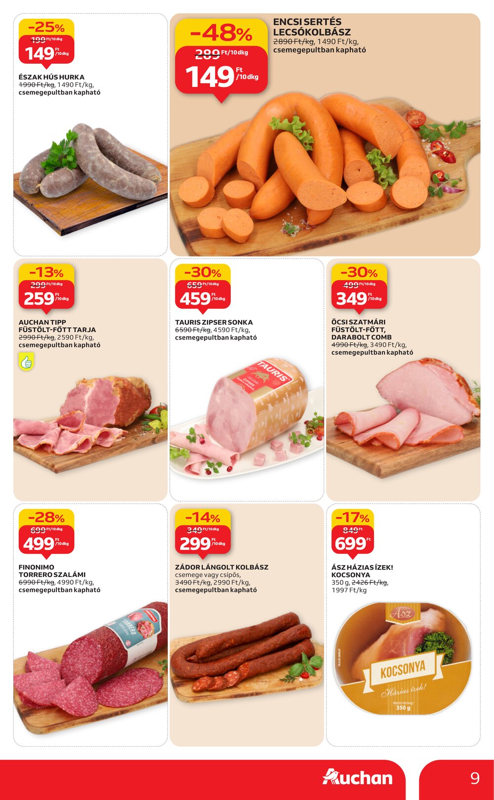 Auchan akciós újság 2026.01.02-től - 9. oldal.