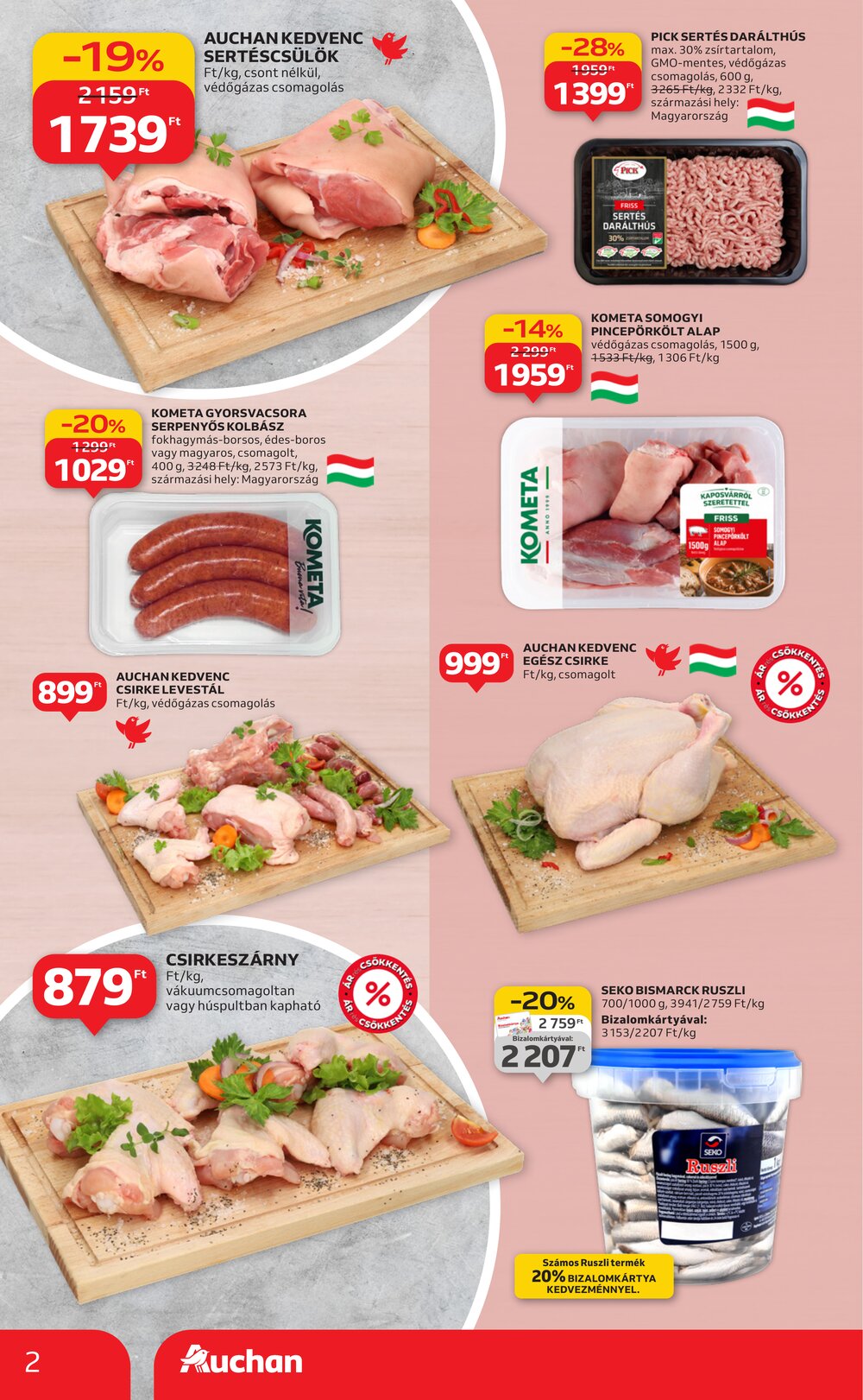 Auchan akciós újság 2026.01.02-től - 2. oldal.