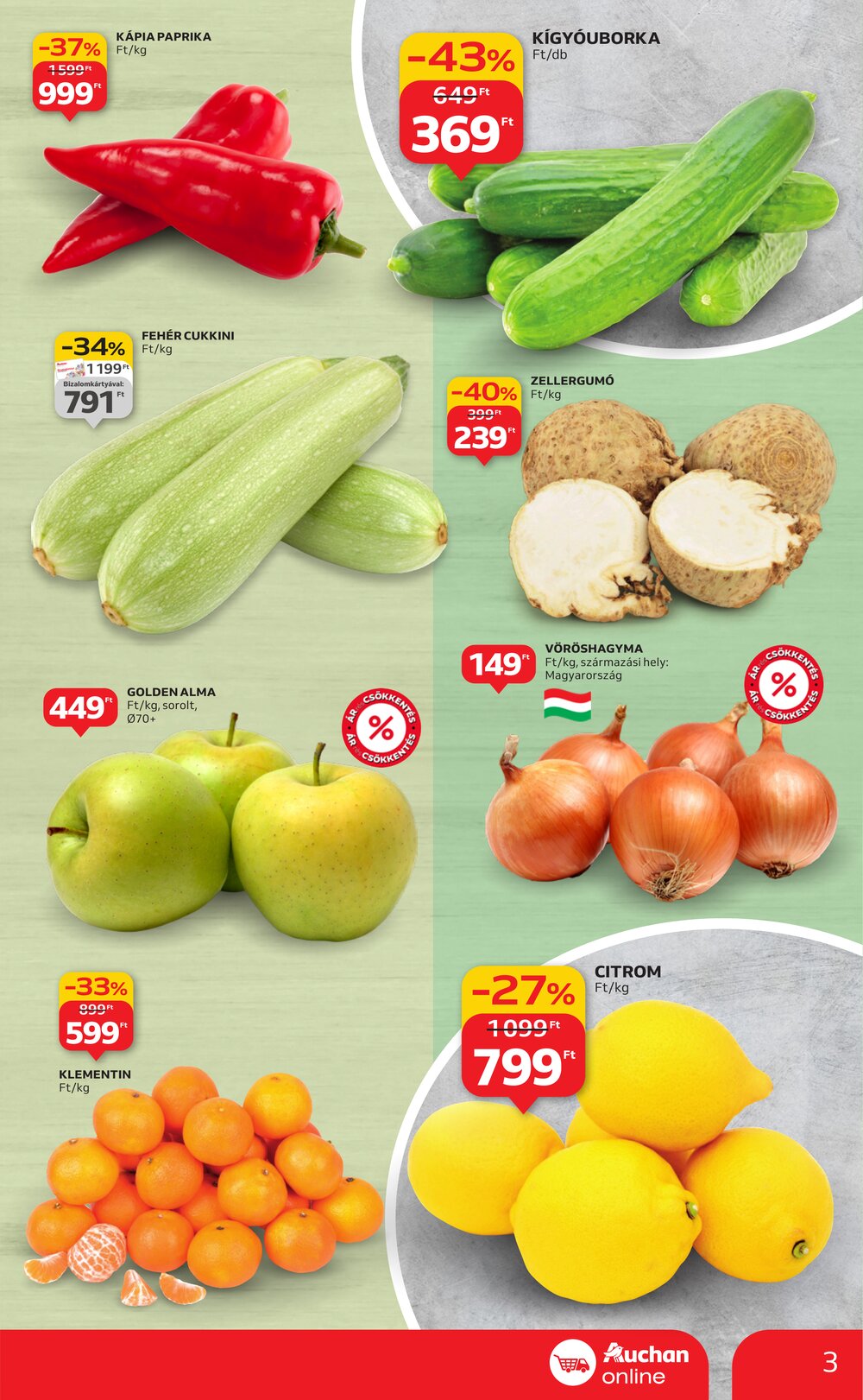 Auchan akciós újság 2026.01.02-től - 3. oldal.