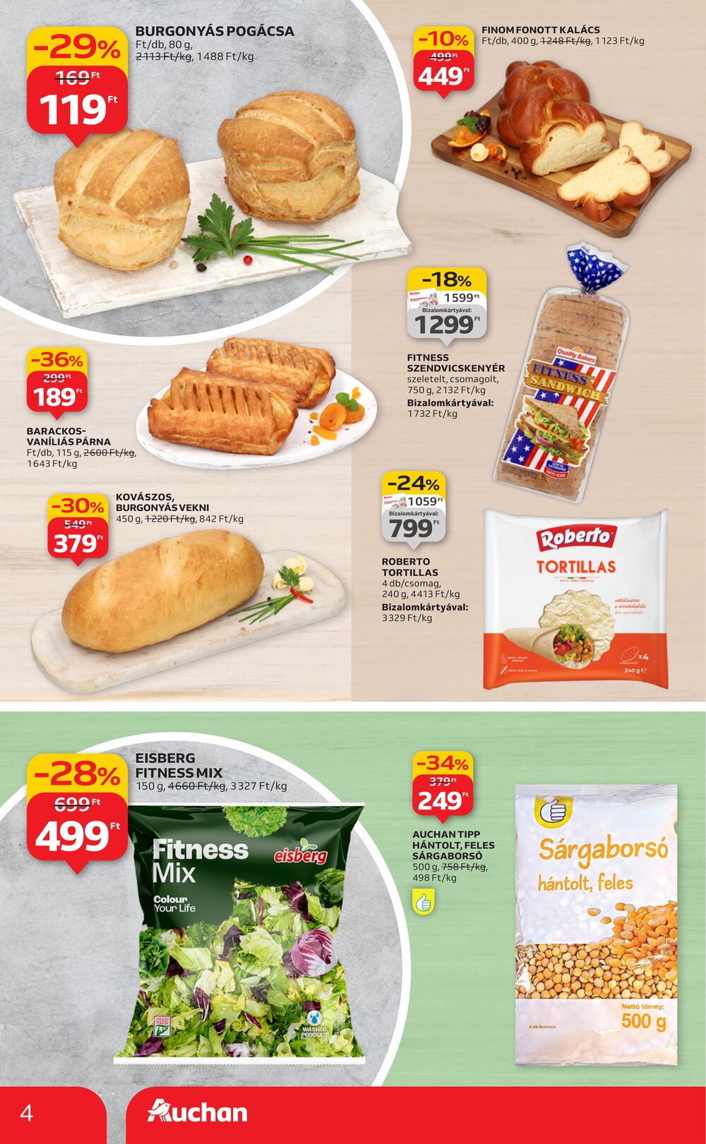 Auchan akciós újság 2026.01.02-től - 4. oldal.