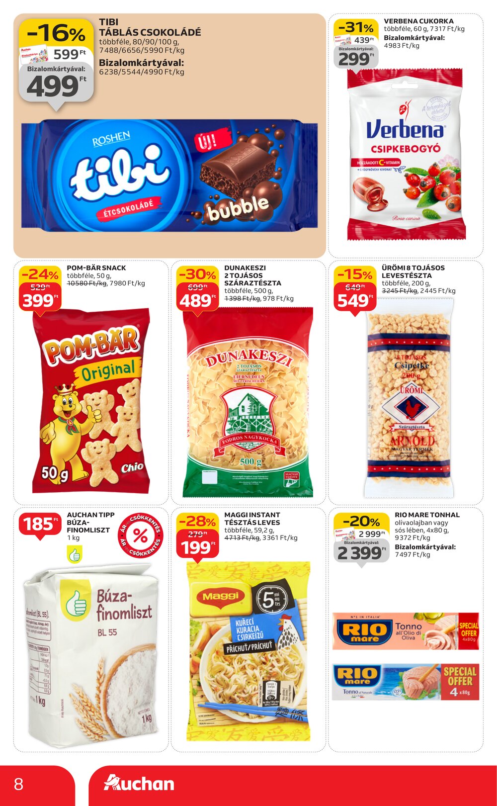 Auchan akciós újság 2026.01.02-től - 8. oldal.
