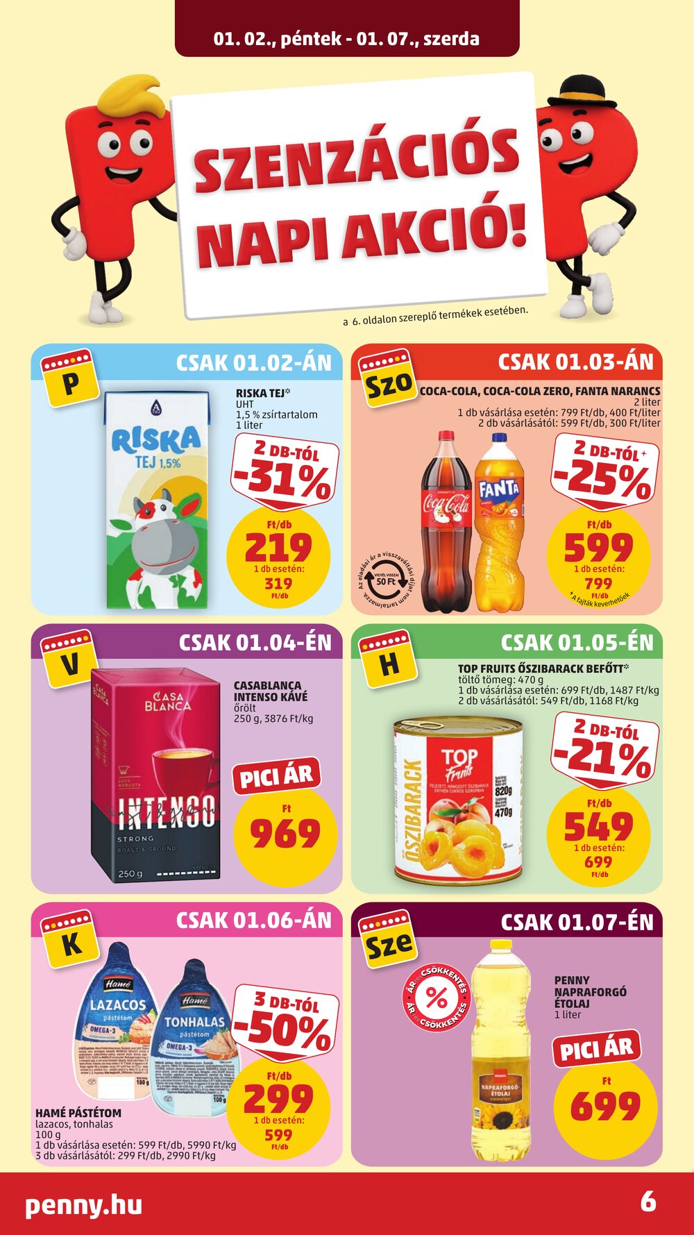 Penny Market akciós újság 2026.01.02-től - 10. oldal.