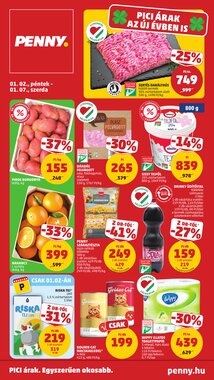 Penny Market akciós újság 2026.01.02-től
