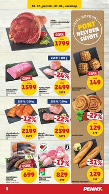 Penny Market akciós újság 2026.01.02-től - 3. oldal.