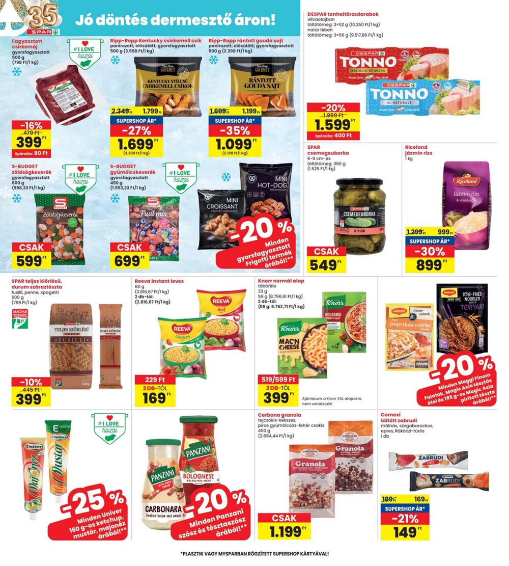 Interspar akciós újság 2026.01.02-től - 22. oldal.