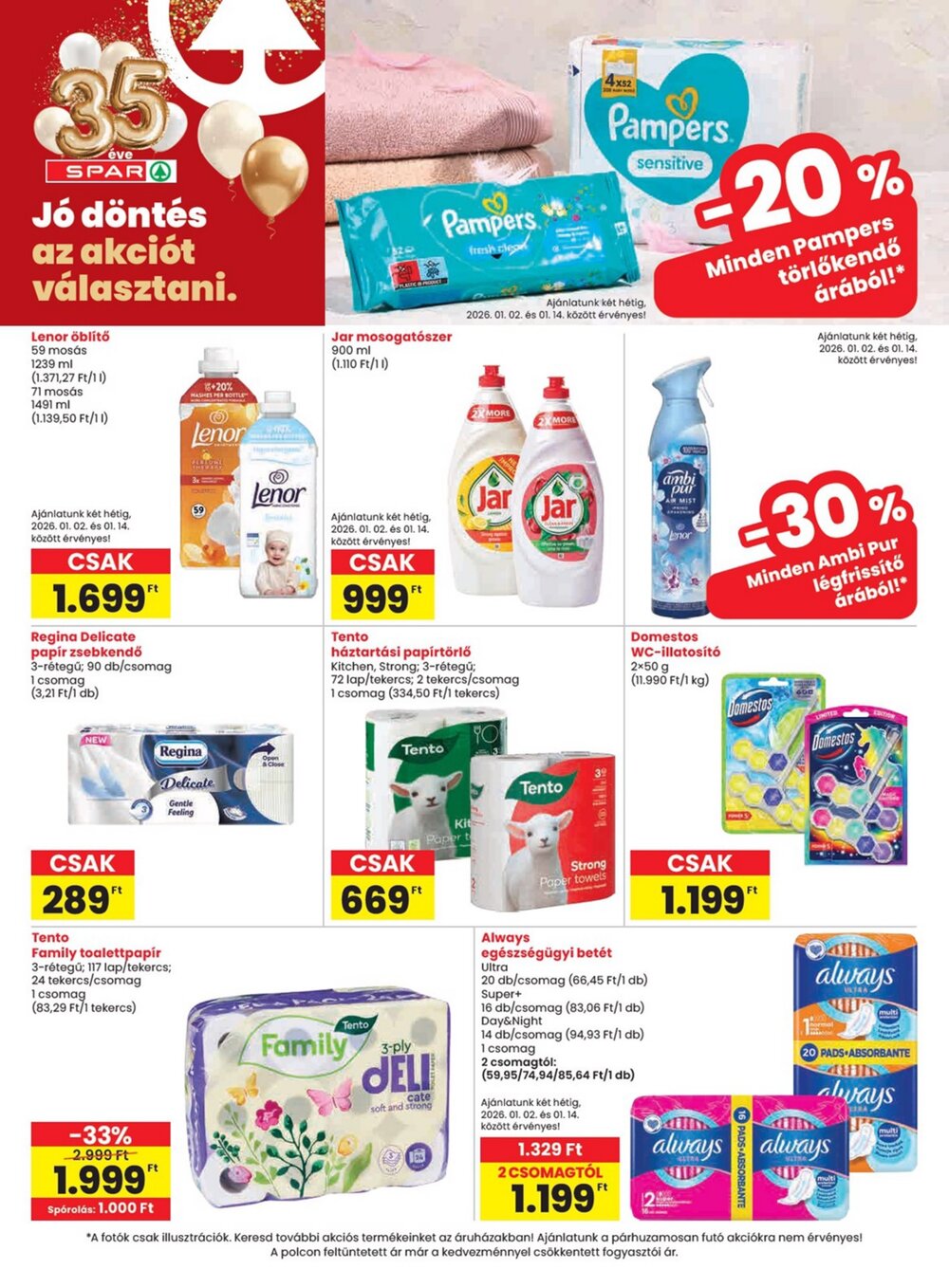 Spar akciós újság 2026.01.02-től - 31. oldal.