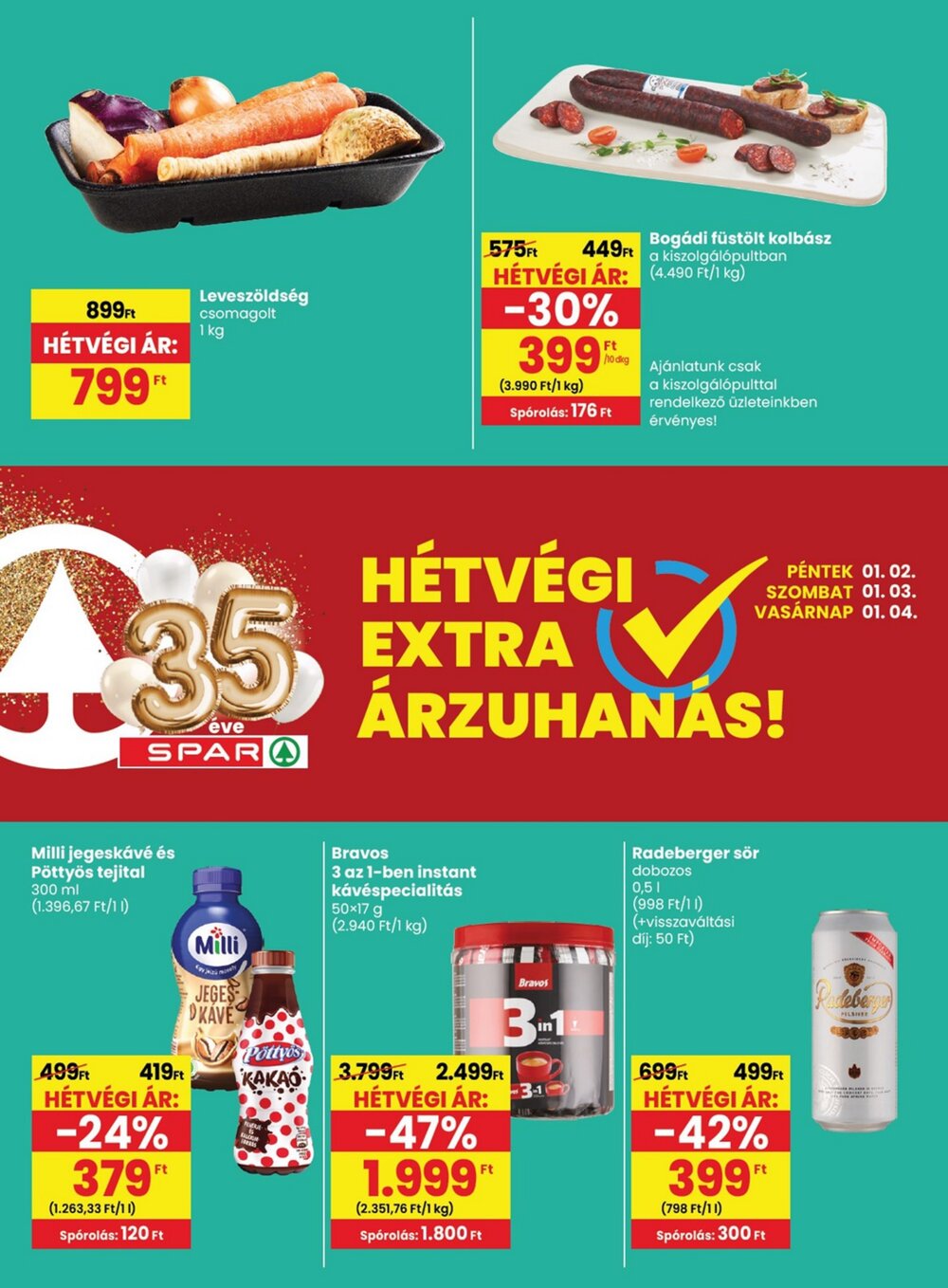 Spar akciós újság 2026.01.02-től - 37. oldal.