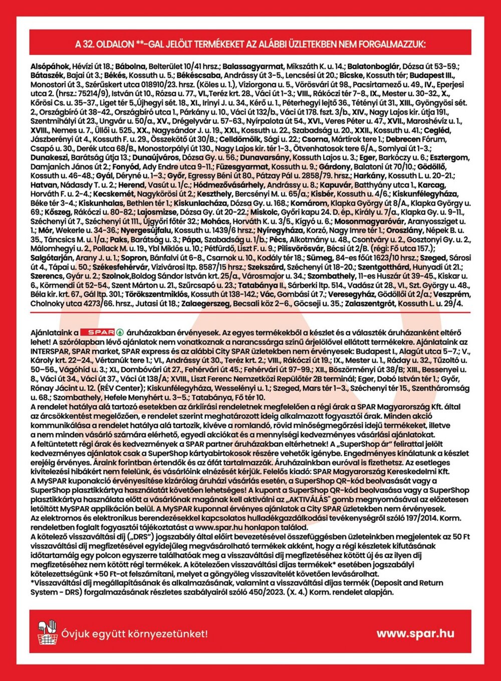 Spar akciós újság 2026.01.02-től - 38. oldal.