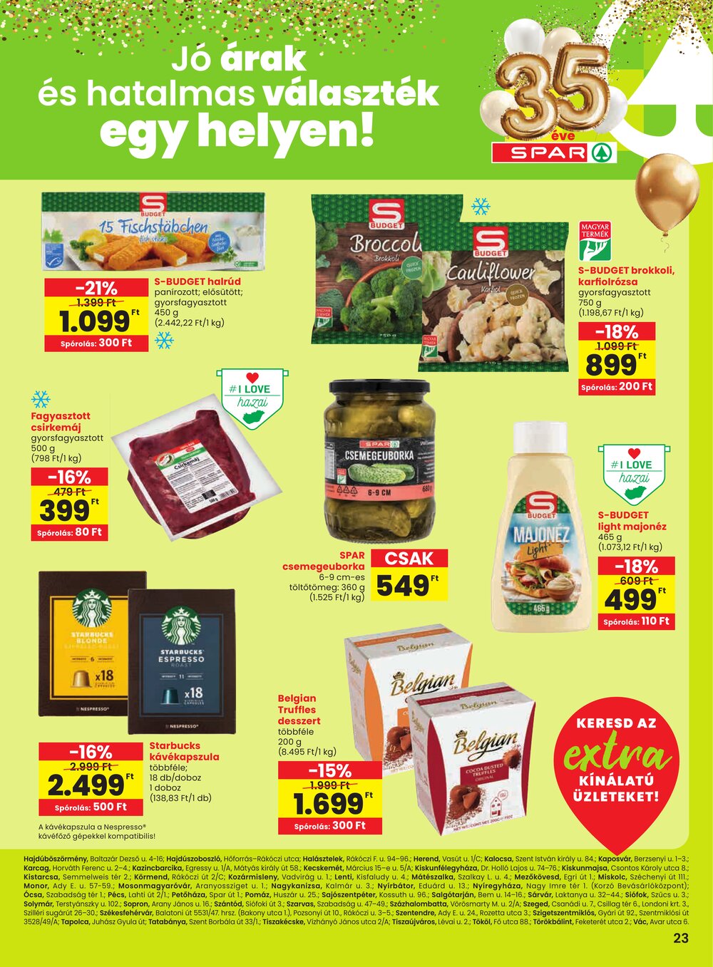 Spar Extra akciós újság 2026.01.02-től - 4. oldal.