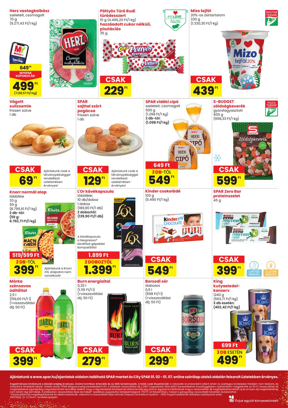 Spar Market akciós újság 2026.01.02-től - 2. oldal.