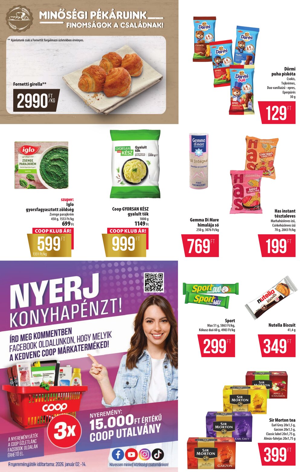 Coop akciós újság 2026.01.02-től - 6. oldal.
