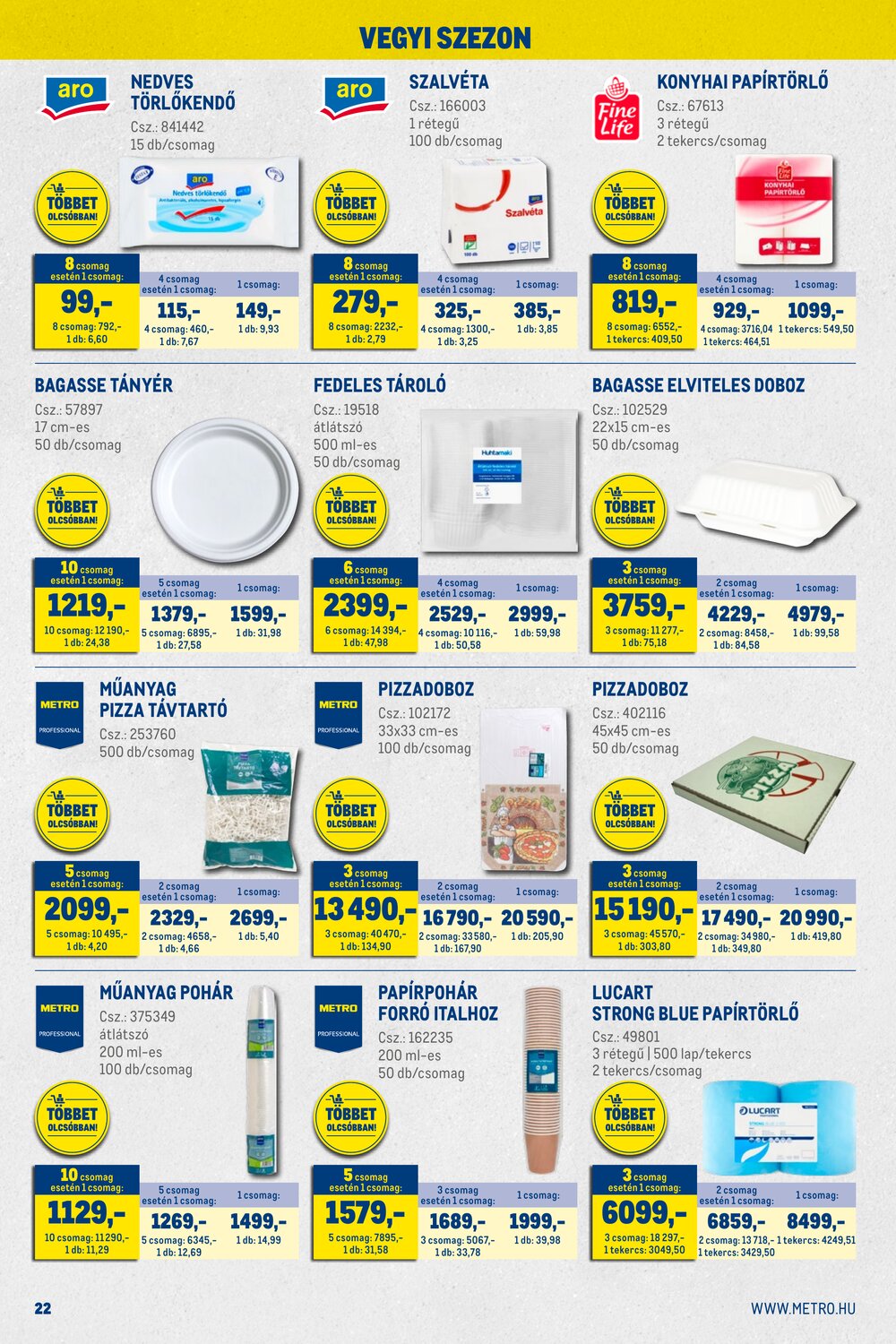 METRO akciós újság 2026.01.02-től - 22. oldal.