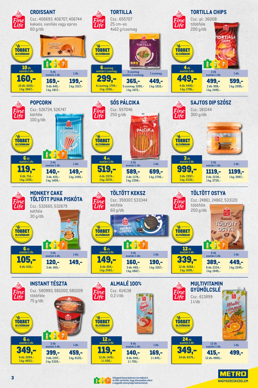 METRO akciós újság 2026.01.02-től - 3. oldal.