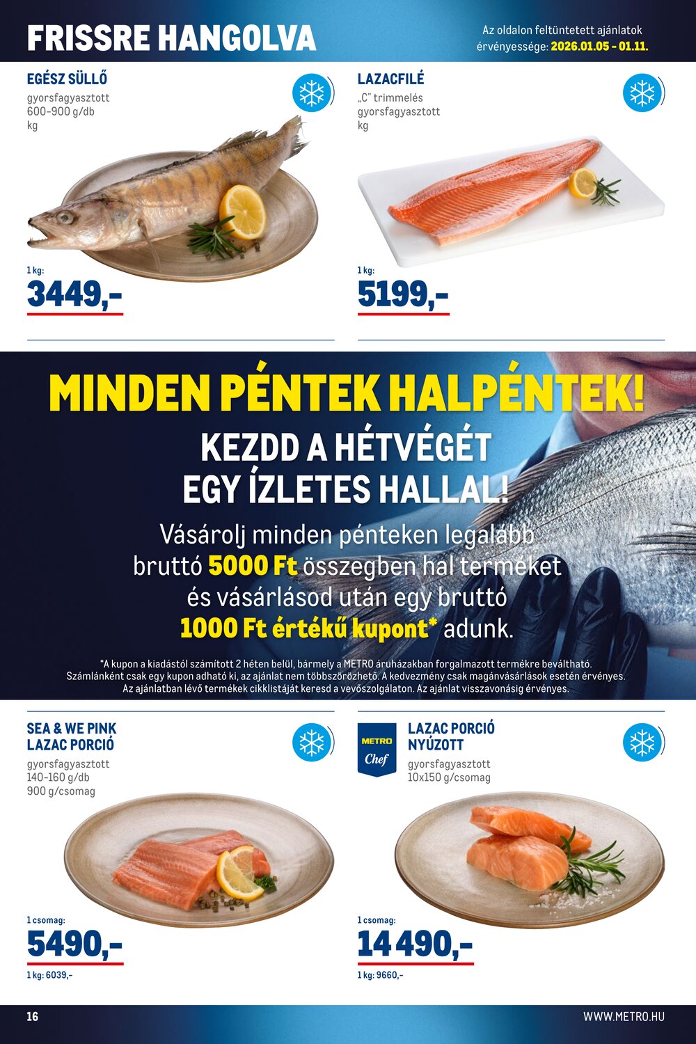 METRO akciós újság 2026.01.02-től - 16. oldal.