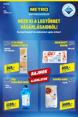 METRO akciós újság 2026.01.02-től