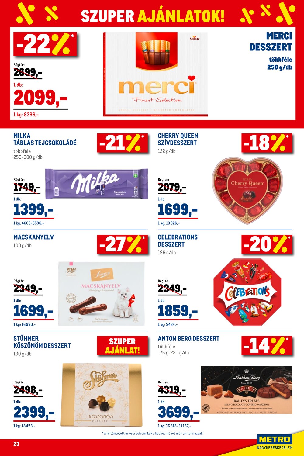 METRO akciós újság 2026.01.02-től - 23. oldal.